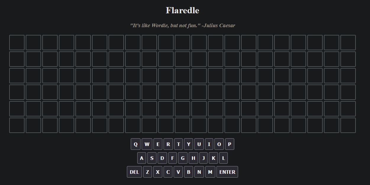 Flaredle index.html