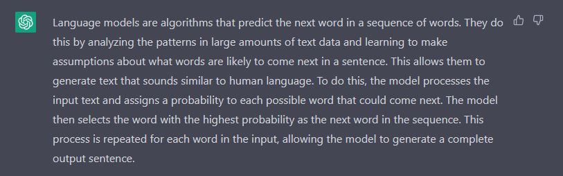 What is a language model?