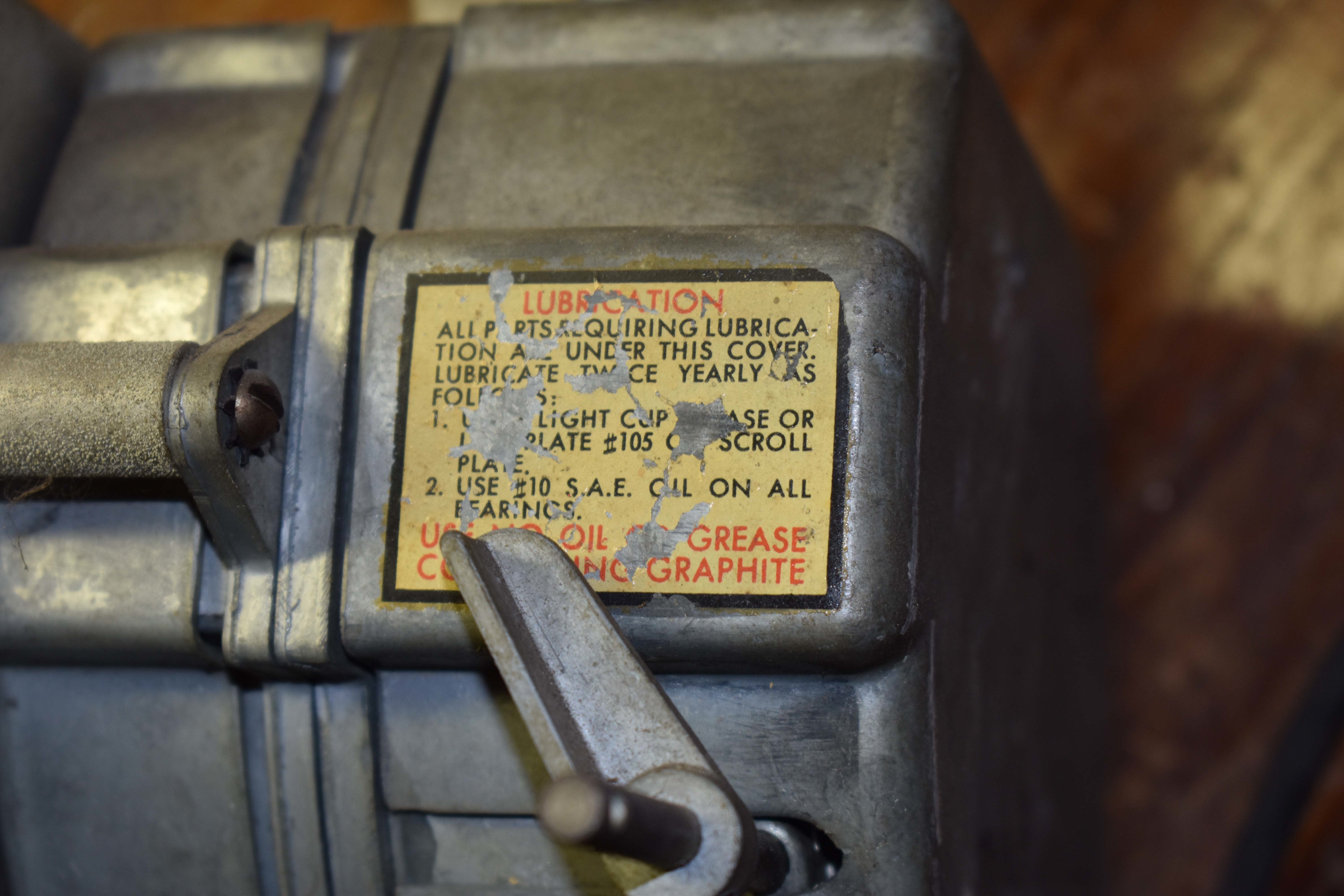 Coin grinder label