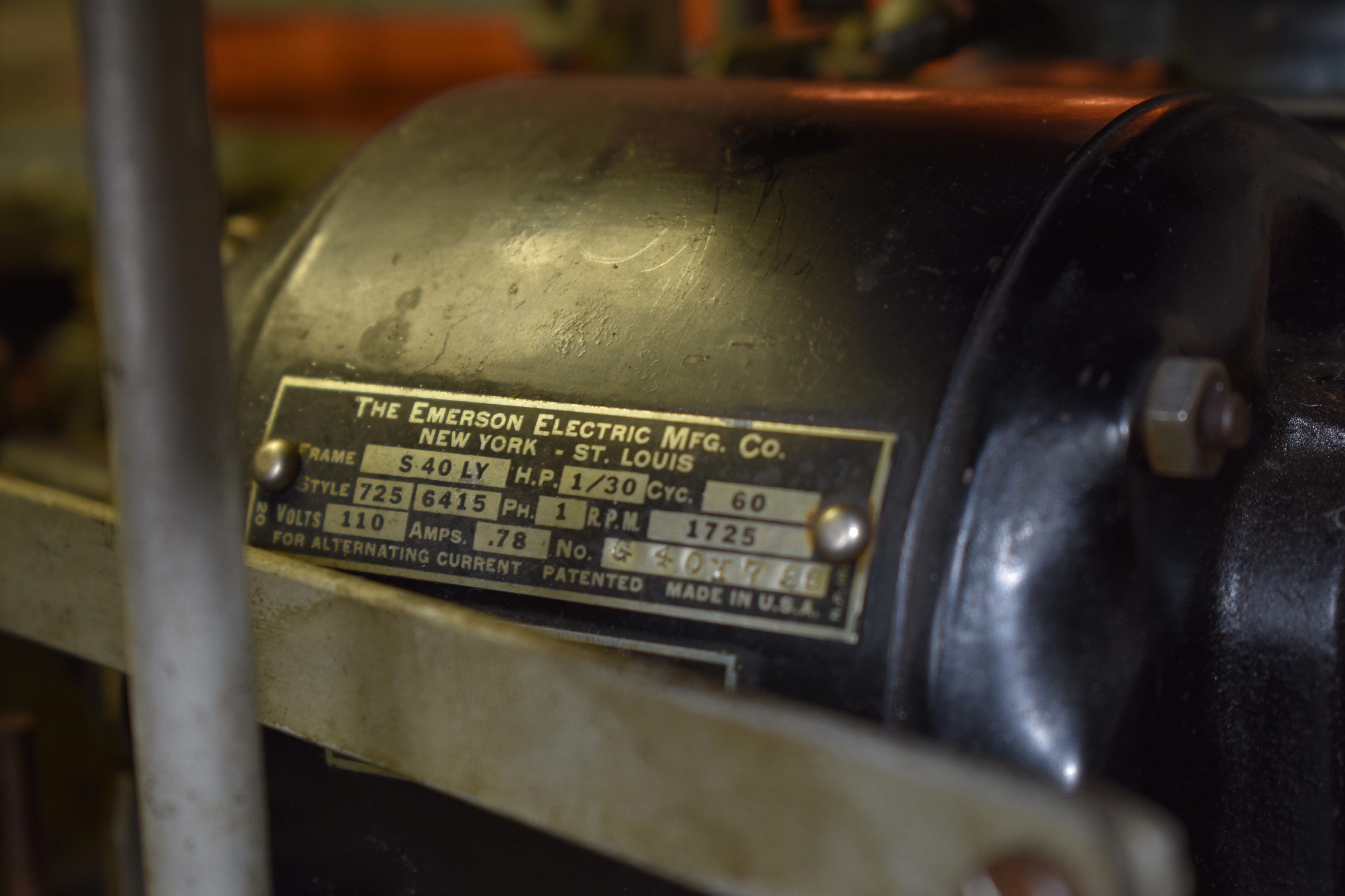 Motor label