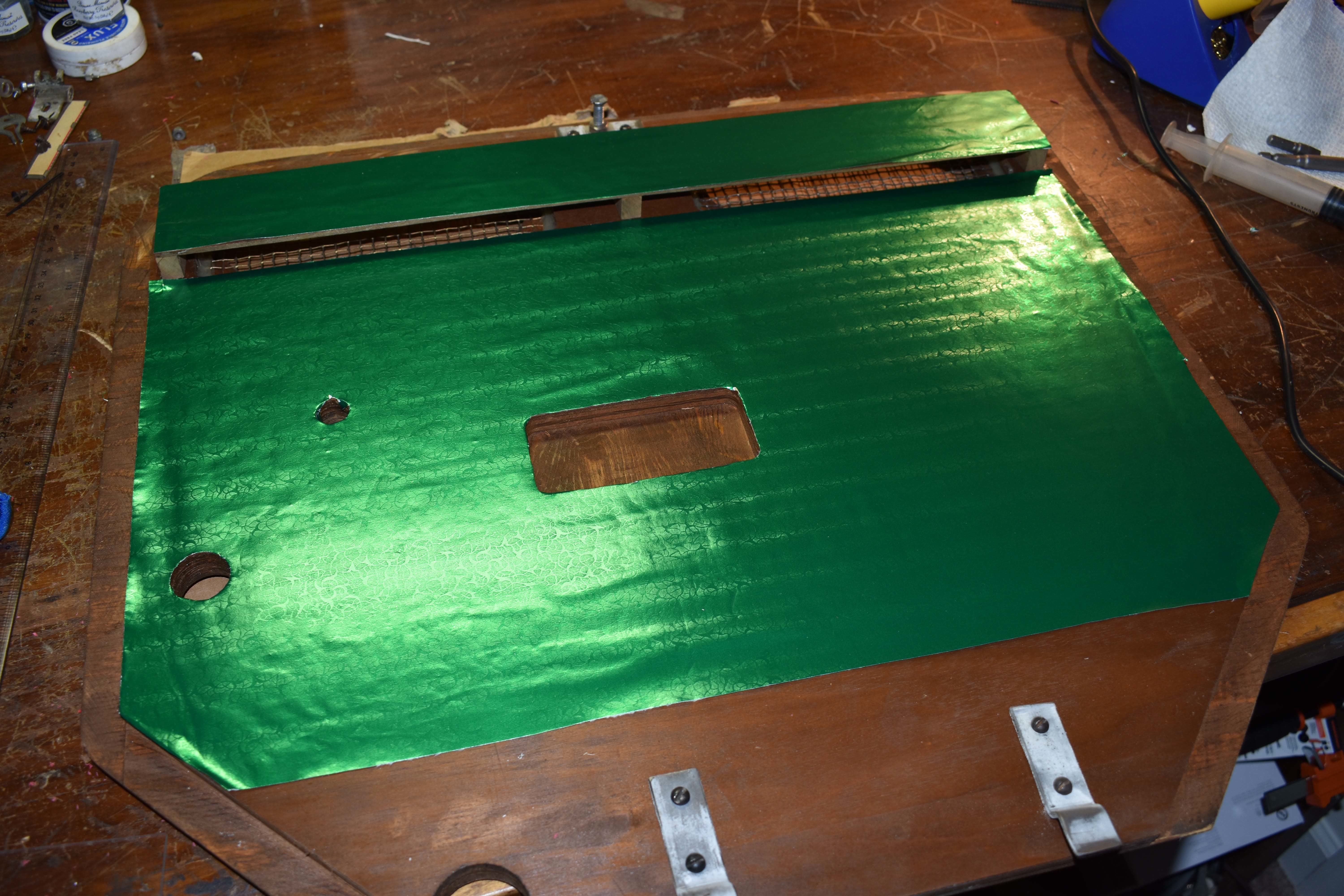 Replaced foil